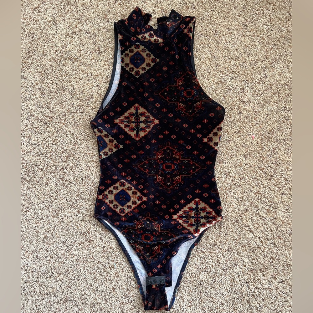 Top shop mock neck bodysuit